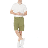 Button Closure Classic Fit Cargo Short