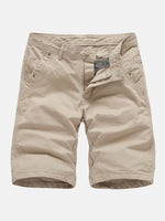 Chino Shorts With Stud Pocket