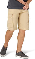 Stretch Zipper Closure Cargo Shorts