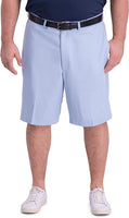 Zipper Closure Flat Front Shorts