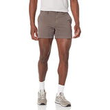 Slim Fit Flat Front Chino Short