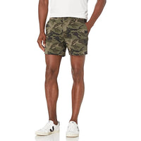 Slim Fit Flat Front Chino Short