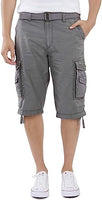 Button Closure Cargo Shorts