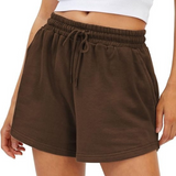 Soft Drawstring Lounge Shorts – Lightweight Comfort with Side Pockets