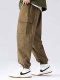 Casual Corduroy Cargo Joggers