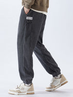 Casual Drawstring Corduroy Pants