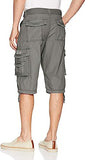 Button Closure Cargo Shorts