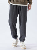 Casual Drawstring Corduroy Pants