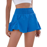 High Rise Athletic Shorts – Quick Dry and Flexible Fit for Workouts