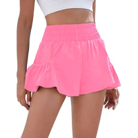 High Rise Athletic Shorts – Quick Dry and Flexible Fit for Workouts