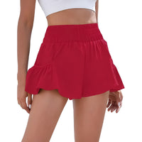 High Rise Athletic Shorts – Quick Dry and Flexible Fit for Workouts