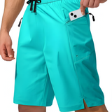 Beach Zipper Pockets Shorts