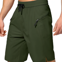 Beach Zipper Pockets Shorts