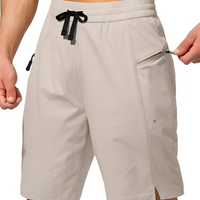 Beach Zipper Pockets Shorts