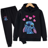 Cartoon Print Casual Clothes Set