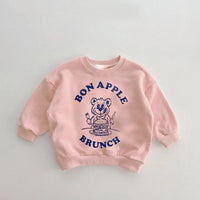 Cartoon Printing Long Sleeved Sweatshirt