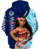 Children Moana Printed Hoodie