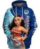 Children Moana Printed Hoodie