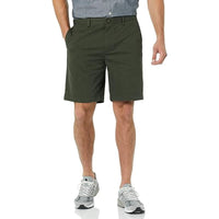 Chino Shorts With Zip Fly And Buttons