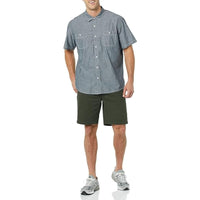 Chino Shorts With Zip Fly And Buttons