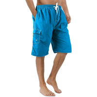 Classic Mesh Lined Nylon Swim Trunks