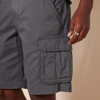 Cotton Twill Cargo Shorts