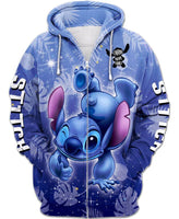 Children Crazy Stitch Zip Up Hoodie
