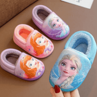 Elsa Cartoon Printed Flat Shoes