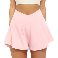 Crossover Flowy Athletic Shorts – Comfortable and Quick-Drying Design