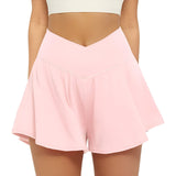 Crossover Flowy Athletic Shorts – Comfortable and Quick-Drying Design