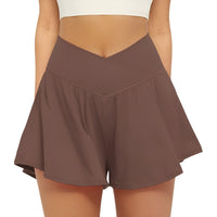 Crossover Flowy Athletic Shorts – Comfortable and Quick-Drying Design