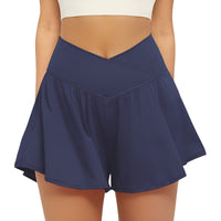 Crossover Flowy Athletic Shorts – Comfortable and Quick-Drying Design