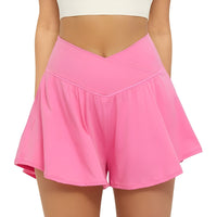 Crossover Flowy Athletic Shorts – Comfortable and Quick-Drying Design