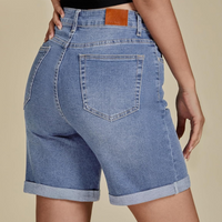 Fold Hem Button Shorts –  Practical Design for Active Days