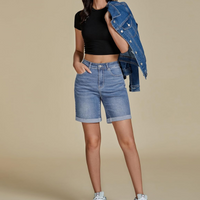 Fold Hem Button Shorts –  Practical Design for Active Days