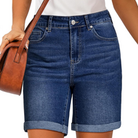 Fold Hem Button Shorts –  Practical Design for Active Days