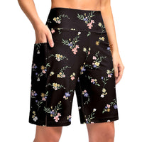 Floral Print Shorts Pockets – Quick Dry and Comfortable