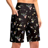 Floral Print Shorts Pockets – Quick Dry and Comfortable