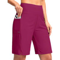 Athletic Shorts Rise Pockets – Flexible Swim Shorts for Active Wear