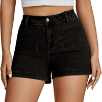 Denim Utility Shorts Pockets – Stretch Fabric and Functional Storage