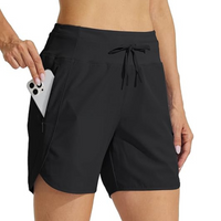 High Rise Solid Shorts – Comfortable and Stylish for Workouts