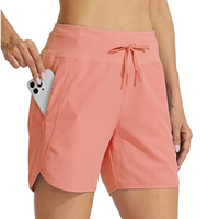 High Rise Solid Shorts – Comfortable and Stylish for Workouts