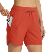 High Rise Solid Shorts – Comfortable and Stylish for Workouts