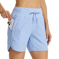 High Rise Solid Shorts – Comfortable and Stylish for Workouts