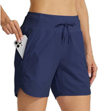High Rise Solid Shorts – Comfortable and Stylish for Workouts
