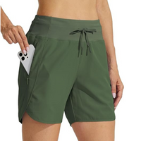 High Rise Solid Shorts – Comfortable and Stylish for Workouts