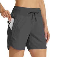 High Rise Solid Shorts – Comfortable and Stylish for Workouts