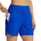 High Rise Solid Shorts – Comfortable and Stylish for Workouts