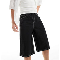 Loose Denim Shorts – Wide Fit with Functional Pockets