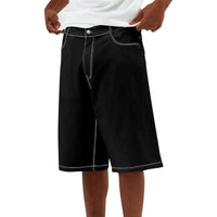 Loose Denim Shorts – Wide Fit with Functional Pockets
